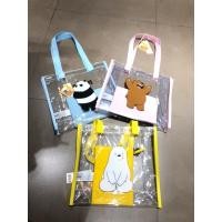 ราคา Miniso WE BARE BEARS TOTE BAG WBB SHOULDER BAG (25654119105)