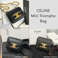 ราคา CELINE mini triomphe bag ของแท้ 100% [ส่งฟรี] (17081062683)