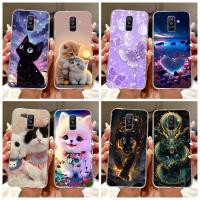 ราคา นุ่มสําหรับ Samsung Galaxy A6 Plus A6 + 2018 ปลอกน่ารักหัวใจการ์ตูนแมวเสือฝาครอบโทรศัพท์สําหรับ Samsung A6Plus A605F กันชน (29623466721)