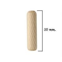 ราคา เดือยไม้ เดือยเฟอร์นิเจอร์ ขนาด8x35 ถุงละ200ตัว (6572794841)