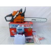 ราคา เลื่อยยนต์ NEW WEST 488 PLUS รุ่นงานหนัก บาร์โซ่ OREGON ของแท้ 100% + บาร์โซ่ STIHL 18 นิ้ว หัวเลส (6262046881)