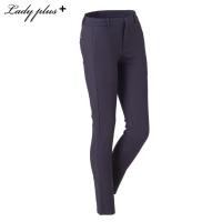 ราคา Lady Plus กางเกงขายาว | Long Pants 9767PL กางเกงทำงาน กางเกงทรงสลิม สีเทาเข้ม (6159212602)