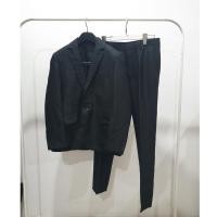 ราคา เซ็ตเสื้อสูทกางเกง G2000 เสื้อสูท กางเกงทำงาน สีดำ สูทเจ้าบ่าว มือสอง (22305484841)