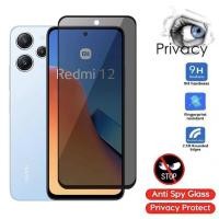 ราคา ส่งจากไทย ฟิล์มกระจกนิรภัย ป้องกันการแอบมอง ฟิล์มเต็มจอ สำหรับ Xiaomi Redmi 12 4G ฟิล์มกระจก ฟิล์มกันเสือก กันกระแทก (18582387286)