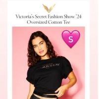ราคา Victoria's Secret Fashion Show '24 oversized Cotton Tee (✅พร้อมส่ง) (29774585523)