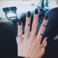 ราคา สีทาเล็บด้าน สีดำด้าน (3439671179)