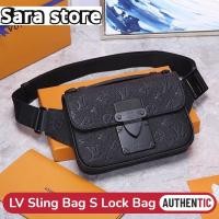 ราคา ,หลุยส์วิตตอง Louis Vuitton SLING BAG รุ่น S-LOCK Men's Belt Bag 8" กระเป๋าคาดเข็มขัดผู้ชาย ert (29971496645)