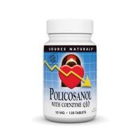 ราคา Source Naturals Policosanol พร้อม Coenzyme Q10 10 มก. 120 เม็ด - อาหารเสริมเสริมภูมิคุ้มกัน (26108789365)