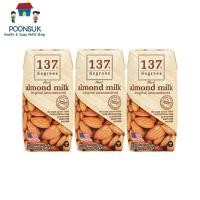ราคา 137 ดีกรี นมอัลมอนด์ ยูเอชที 100% สูตรไม่หวาน 180มล.x3 กล่อง นม อัลมอนด์ (24681384400)