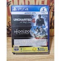 ราคา แผ่นเกมส์ Ps4 (PlayStation 4) เกมส์ Uncharted 4 + Horizon Zero Dawn 2 in 1. (28277397328)