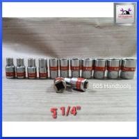 ราคา KOCHE ลูกบล็อกขาวสั้น 6เหลี่ยม Cr-V 1/4" 2หุน (มีให้เลือกขนาด 4-14mm) กดเลือกขนาดตอนสั่งซื้อ ราคาต่อลูก สินค้าพร้อมส่ง (13232326883)