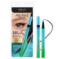 ราคา บราวอิท น้องฉัตร อะเวคคาเฟอีน ตาตื่น อายไลเนอร์ กันน้ำ 0.01mm Browit Awake Caffeine Eyeliner (25940771523)