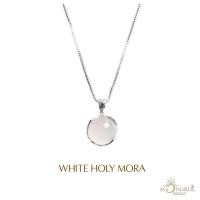 ราคา หินโมราสีขาว 100% สร้อยคอเงินแท้ 92.5 จี้สร้อยคอเงินแท้ White Holy Mora สร้อยหินนำโชค สร้อยเงินแท้ (24409309787)
