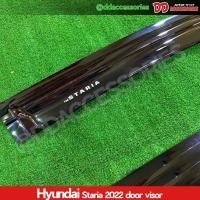 ราคา กันสาด กันสาดน้ำฝน staria hyundai 2022 2023 2024 2025 สีดำ คู่หน้า โฉมล่าสุด 2 ชิ้น (25031566941)