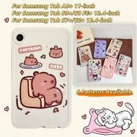 ราคา สําหรับ Samsung Galaxy Tab A9 + X210 X215 LTE X216 5G Capybara S9 + S9 FE + S7 + T970 S8 + X800 Kuromi แท็บเล็ตป้องกันกรณีการ์ตูนกรอบทาสีน่ารักอินเทรนด์กรณีแท็บเล็ต (26118480457)