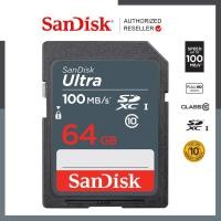 ราคา SanDisk Ultra SD64GB Class10 SDXC Speed 100MB/s (SDSDUNR-064G) SDCARD กล้องมิลเลอร์เลส DSLR (1433897905)