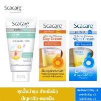 ราคา Scacare สกาแคร์ เพอร์เฟ็คท์ ชุดโฟมล้างหน้าแอคเน่แคร์ 100 ก.X1+เดย์ครีม SPF50PA+++30ก.X1+ไนท์ครีม 30ก. X1 (Day Cream+Nigh (14413576496)