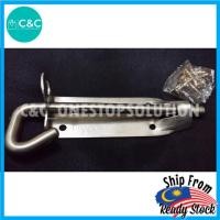 ราคา Navato สลักประตูสแตนเลสเลื่อน Selak Pintu Tahan Karat - 60MM / 100 MM (22568820852)