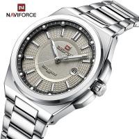 ราคา Naviforce 2023 ใหม่ นาฬิกาข้อมือควอตซ์ลําลอง สายสเตนเลส กันน้ํา สไตล์คลาสสิก สําหรับผู้ชาย 9212 (18879943554)