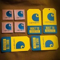ราคา Carhartt tag ป้ายหนังเทียม + ป้ายห้อย แท้ โรงงาน ของใหม่ (27958142886)