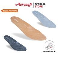 ราคา Aerosoft แอโร่ซอฟ แผ่นรองเท้าเพื่อสุขภาพ มีหนุนอุ้งเท้า PUW0601 (27024194478)
