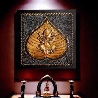 ราคา รูปภาพพระพิฆเนศติดผนัง รูปภาพหัวเตียง รูปภาพติดผนังวาดใบโพธิ์พระพิฆเนศ รูปภาพพระพิฆเนศ รูปภาพติดฝาผนัง (3729333741)