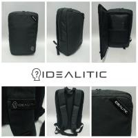 ราคา เป้โน๊ตบุ๊ค Idealitic แบรนด์ดัง เกาหลี กระเป๋าโน๊ตบุ๊ค แล็ปท็อป notebook กระเป๋าแล็ปท็อป มือสอง แท้ สีเทาดำ สภาพดีมาก (8915740810)