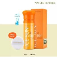 ราคา SALE !! ครีมกันแดดกันน้ำ Provence Calandura california aloe ice puff sun spf 50 pa++++ nature republic (1382188361)