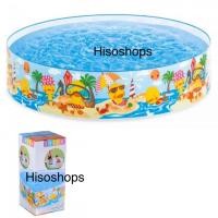 ราคา Intex สระน้ำขอบตั้งทรงกลม 4 ฟุต (122cm) (28758187656)