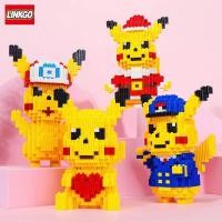 ราคา Mega Toys ตัวต่อนาโน Pikachu ปิกาจู Pokemon โปเกมอน XL ตัวต่อ นาโนบล็อก Nanoblock 68257 68258 68259 68260 โปเกม่อน (19845627607)