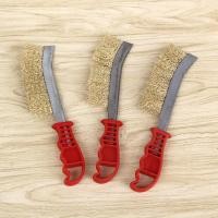 ราคา แปรงขัดลวดทองเหลือง แปรงลวดทองเหลืองด้ามพลาสติก ชุปทองเหลือ100% แปรงขัดลวดทองเหลืองแบบมีด้ามจับ 0.3m ราคาต่อชิ้น (24421246534)