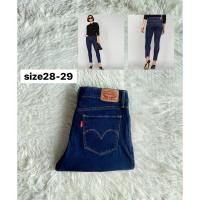 ราคา กางเกงยีนส์ลีวาย 711 Skinny Jeans แท้% มือสอง (18487259299)
