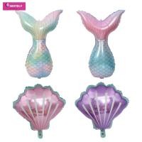 ราคา ส่งด่วน ลูกโป่งฟอยล์นางเงือก หางนางเงือก ฟอยล์หอย มหัศจรรย์ท้องทะเล ลูกโป่งตกแต่งปาร์ตี้ สำหรับเด็ก (23350430930)