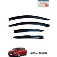 ราคา กันสาด คิ้วกันสาดประตูรถ NISSAN ALMERA ใช้กับรถปี2012-2013 (29402691520)