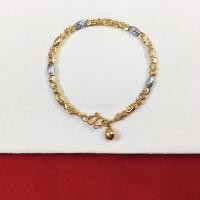ราคา สร้อยข้อมือสองกษัตริย์ 2K ห้อยกระพรวน ความยาว 7 นิ้ว สร้อยสองกษัตริย์ สร้อยไมครอน สร้อยข้อมือแฟชั่น ไม่ลอกไม่ดำ (3282671728)
