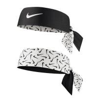 ราคา Nike ผ้าคาดศีรษะ Dri-FIT Head Tie 3.0 Reversible Printed | White/Black/White ( N.100.3620.189 ) (22146919690)