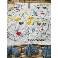 ราคา เสื้อคอวีทรงกะเหรี่ยง สีครีม สีฝ้ายธรรมชาติ (25623964770)