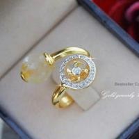 ราคา แหวนกังหันนำโชค หัวหินไหมทอง หินนำโชค ร่ำรวยค้าขายดี (2691755550)