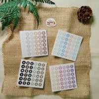 ราคา สติ๊กเกอร์ตัวอักษรมินิ - ตัวพิมพ์เล็ก สติ๊กเกอร์ทรงกลม (24237511006)