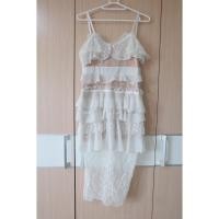 ราคา เดรสลูกไม้ซีทรู งานป้าย jariya (2062653183)