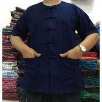 ราคา เสื้อม่อฮ่อม พื้นเมืองชาย คอกลม กระดุมจีน ผ้าฝ้านพื้นเมือง (1585174628)