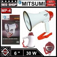 ราคา Megaphone โทรโข่ง MITSUMI 6 นิ้ว 30W รุ่น MP-4 [ไม่มีแบตชาจ์ต] (23043172959)
