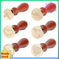 ราคา 128ประเภทย้อนยุคปิดผนึกขี้ผึ้งแสตมป์ ทําเอง ซีลขี้ผึ้งปั๊มสําหรับซองจดหมายงานแต่งงานที่มีด้ามไม้ (28324858053)