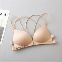 ราคา NEW bra(ใหม่/พร้องส่ง#b28) บราไร้โครงไร้ขอบ โกยนมชิด ใส่สบาย สายหลังไขว้Sexy (2173428296)