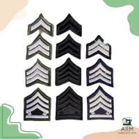 ราคา อาร์ม เครื่องหมายปัก ยศตำรวจ ทหาร สิบตำรวจตรี/โท/เอก จ่าสิบตำรวจ (29722509124)