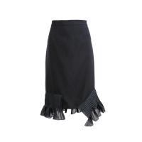 ราคา [ส่งฟรี] Senada SS2017 Pleated Hem Pencil Skirt (10707971475)