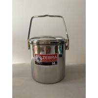 ราคา Zebra หม้อหูหิ้ว สแตนเลส ตราหัวม้าลาย ขนาด 14 ซม. (1922673964)