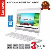 ราคา Lenovo IdeaCentre AIO 310-20IAP (F0CL007YTA) Pentium J4205/4GB/500GB/19.5/Win10 (White) (905162687)