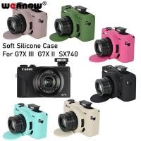 ราคา G7X3 G7X2 SX740 Silicone Case Camera Body Cover Protective Casing for Canon Powershot G7X Mark III II SX740 G7XIII G7XM3 (29019203852)