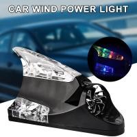 ราคา 1 ชิ้น ไฟ LED รถยนต์เสาอากาศพลังงานลมอัตโนมัติ LED แฟลชร้อนโคมไฟหูฉลามเสาอากาศตกแต่ง เสาอากาศรูปฉลาม เสาอากาศติดรถยนต์ (14068386355)